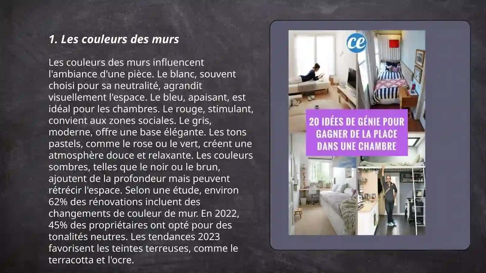 Plan: Les couleurs des murs 3