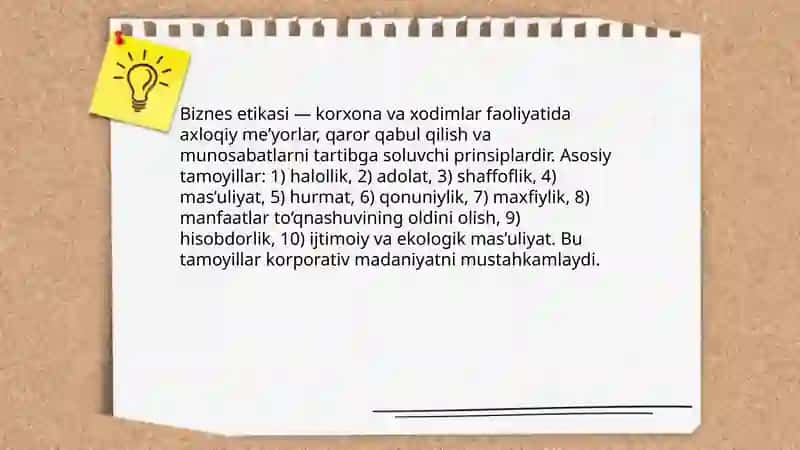 Biznes etikasi va madaniyati 3