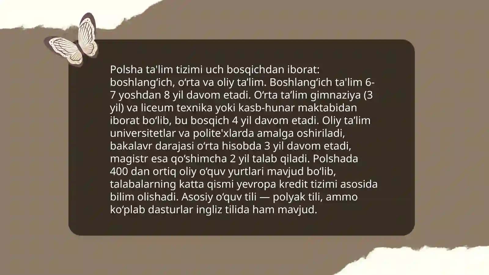 Polsha ta'lim tizimi 3