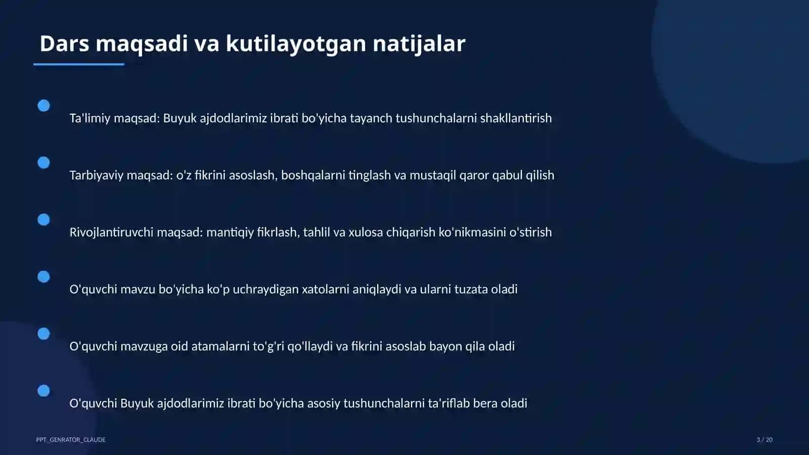 Buyuk ajdodlarimiz ibrati (6-sinf) 3