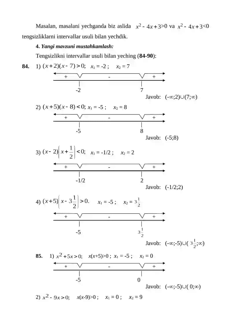 9-sinf algebra konspekt 2-chorak 3
