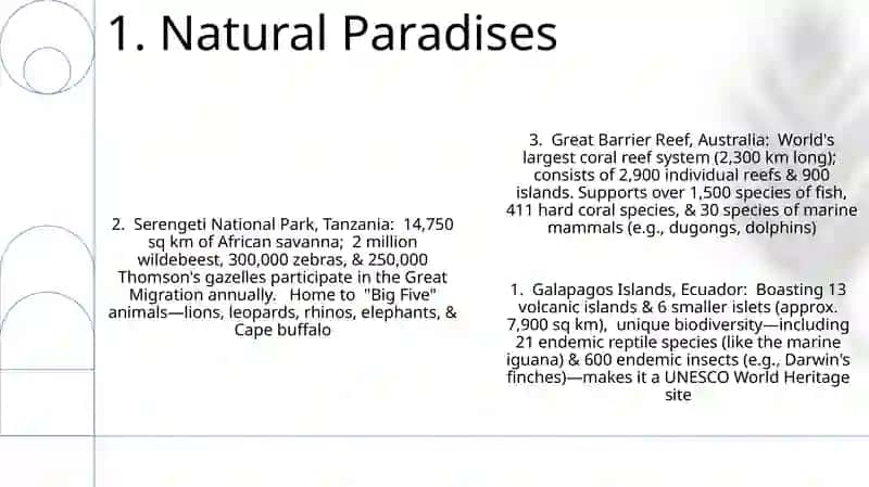 Natural Paradises 3