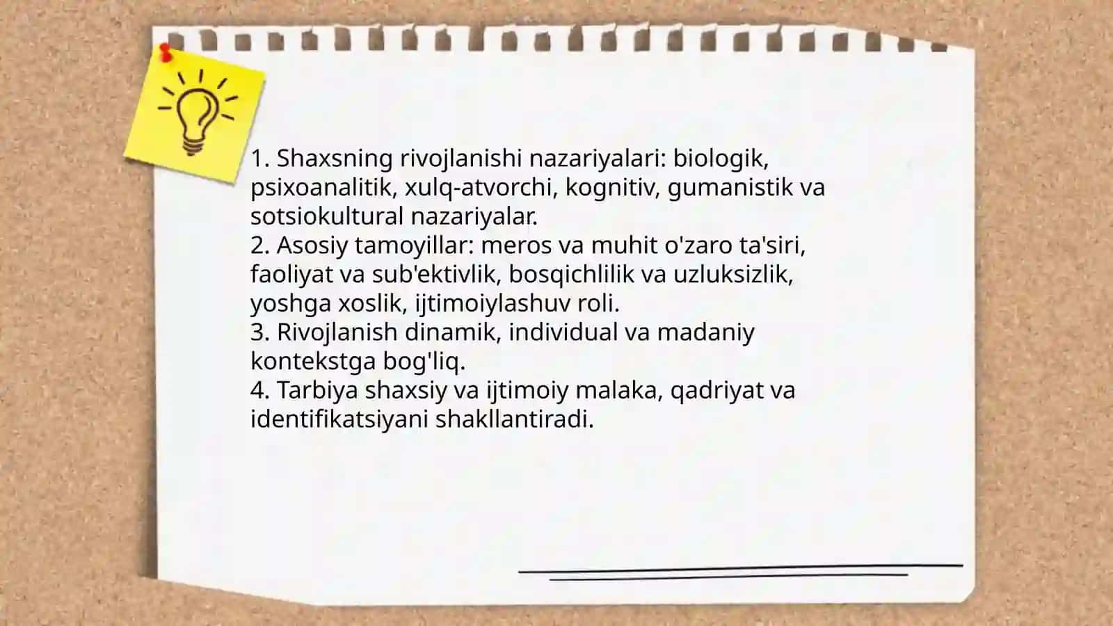 Shaxsning rivojlanishi ijtimoiylashuvi va tarbiyasi 3