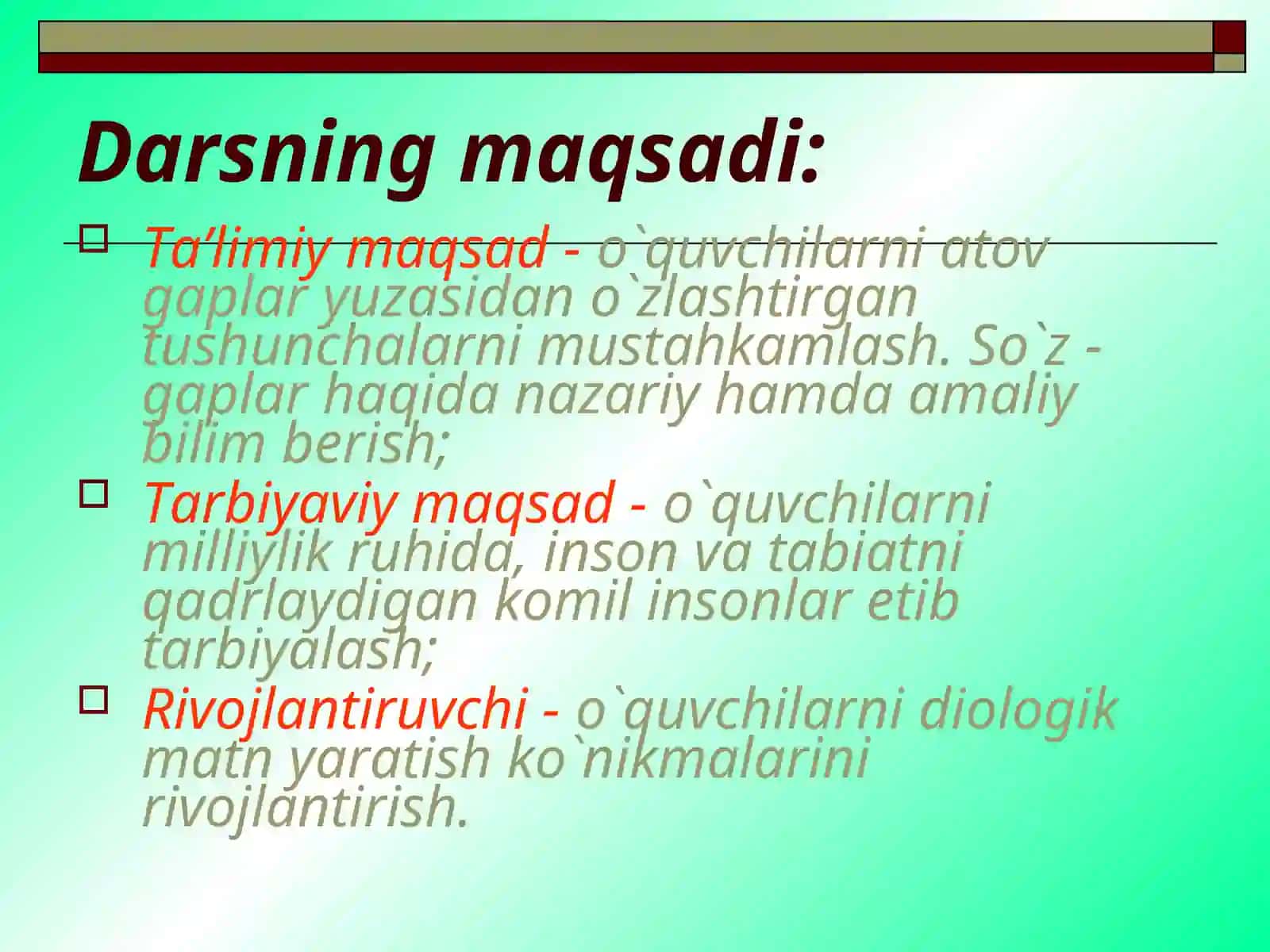 So`z - gaplar 3