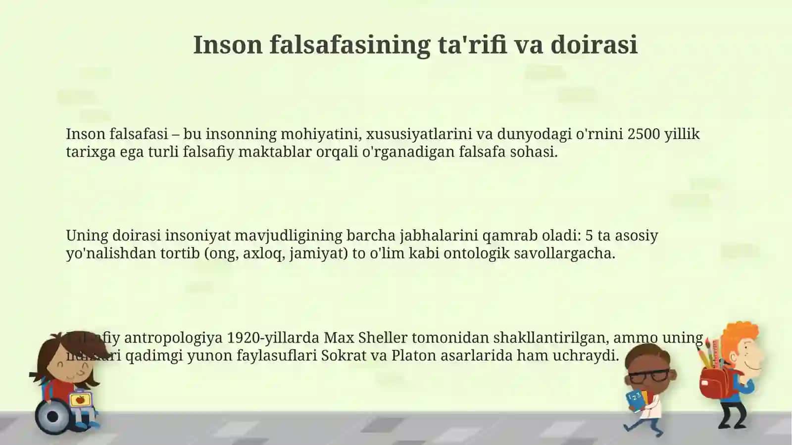 Inson falsafasi(Falsafiyantropologiya) 3