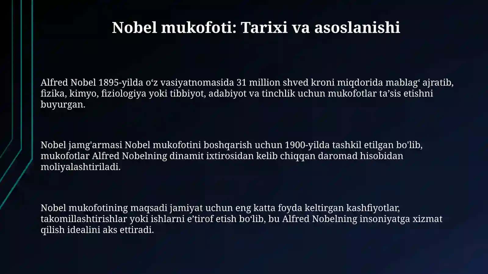 Nobel mukofoti 3