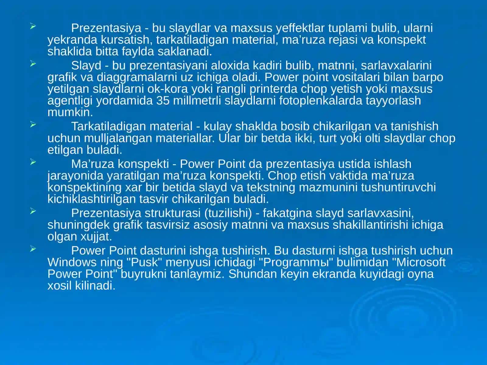 Power point dasturi 3