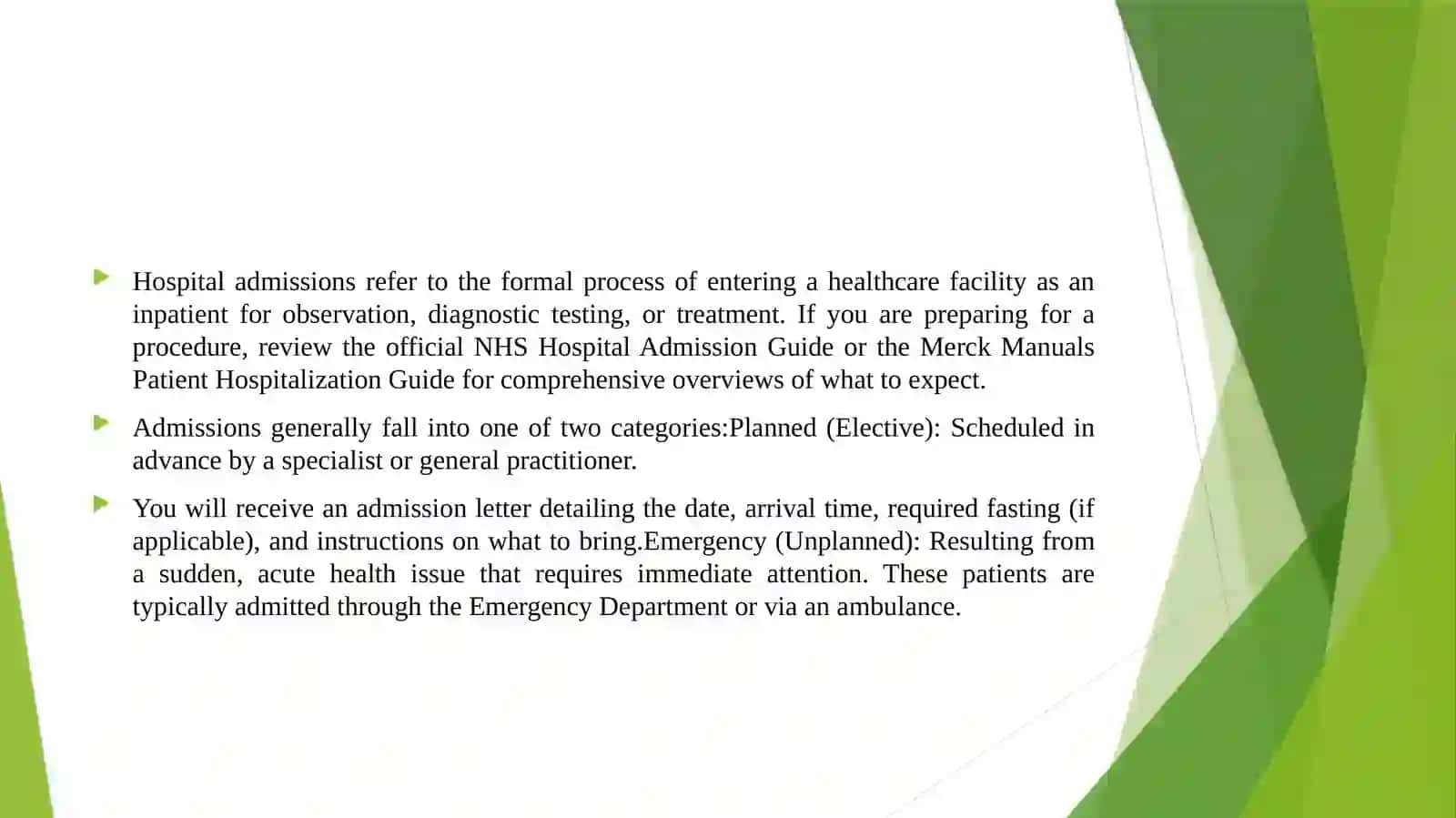 Hospital admissions 3