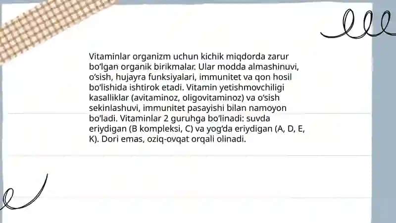 Vitaminlar 3
