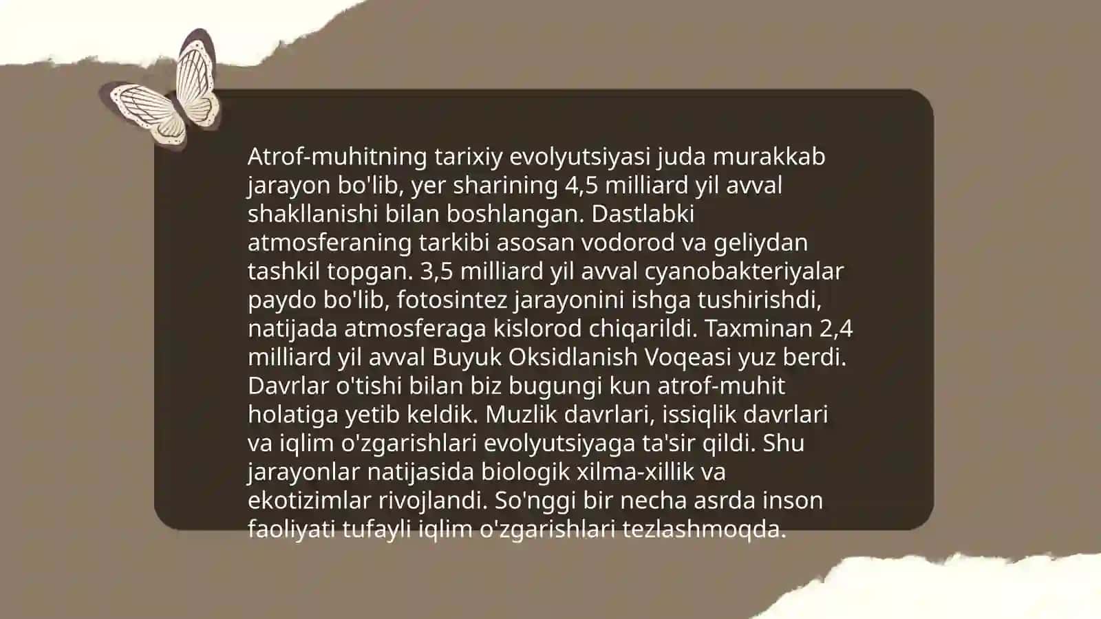 Koevalutsiya va environmentalizm dialektikasi 3