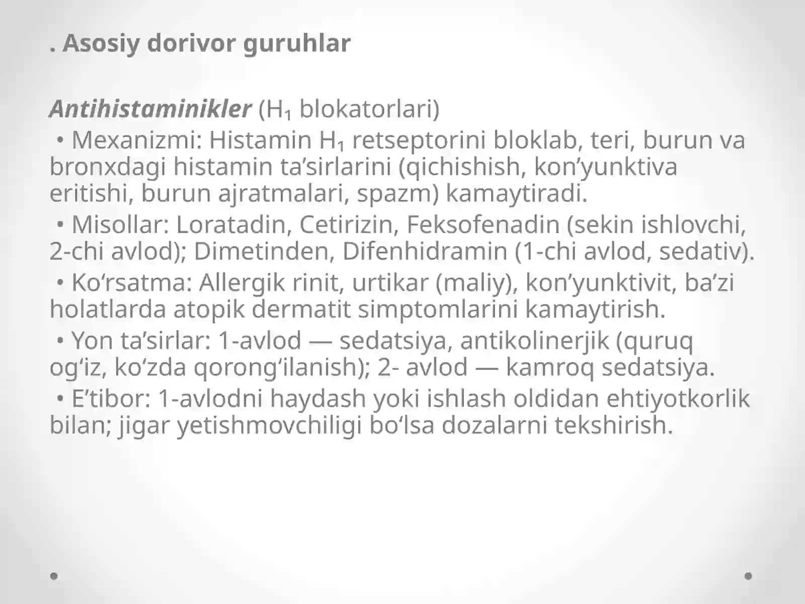 Allergiyaga qarshivositalar 3