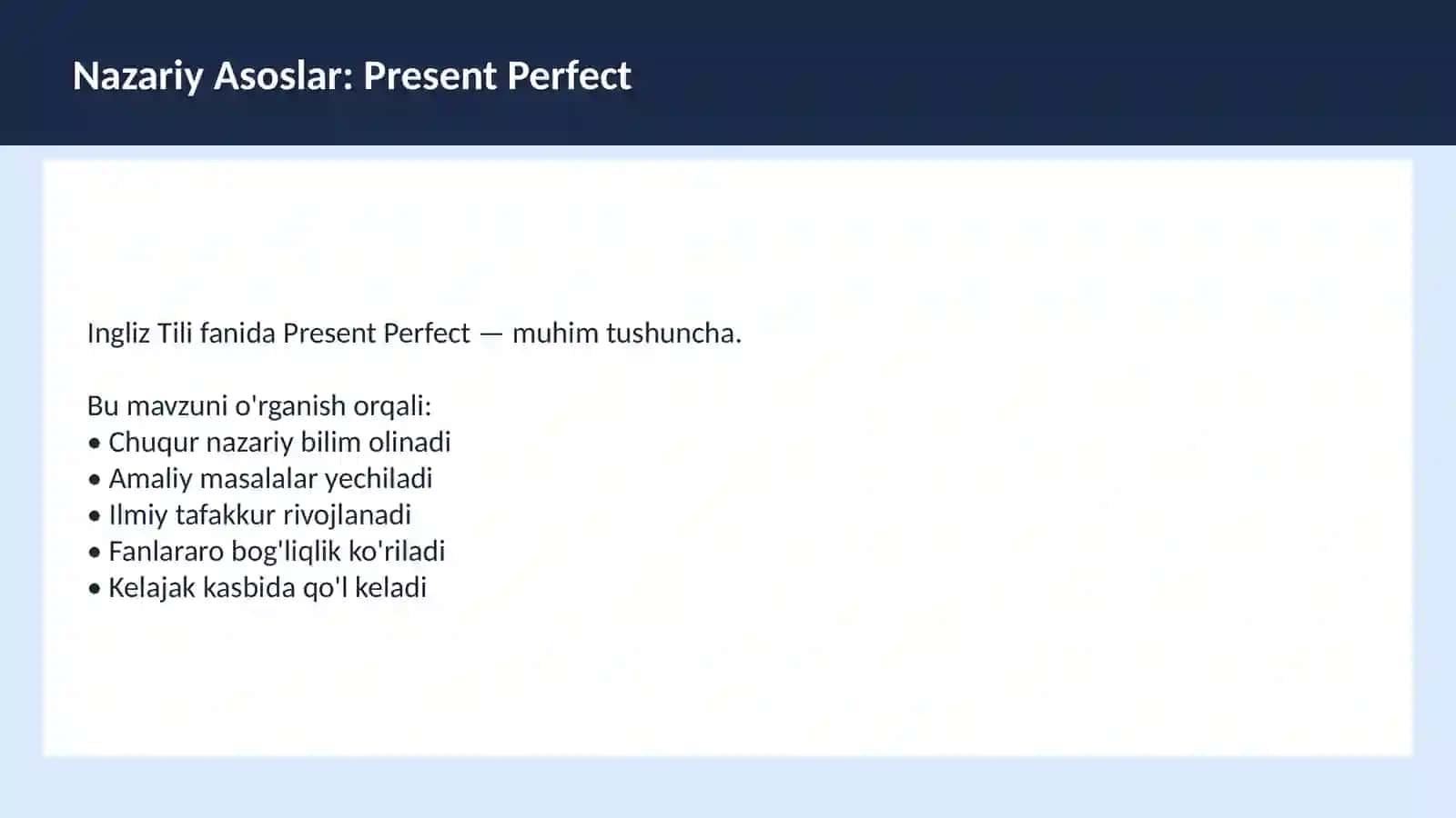 Present Simple 3