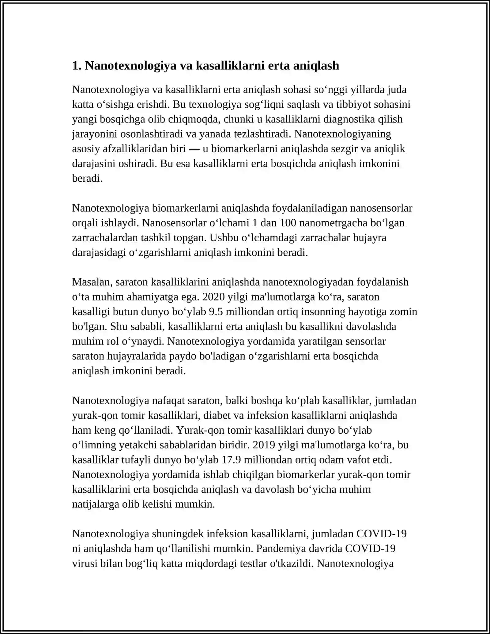 NANOTEXNOLOGIYALARNING TIBBIYOTDA QÒLLANILISHI 3