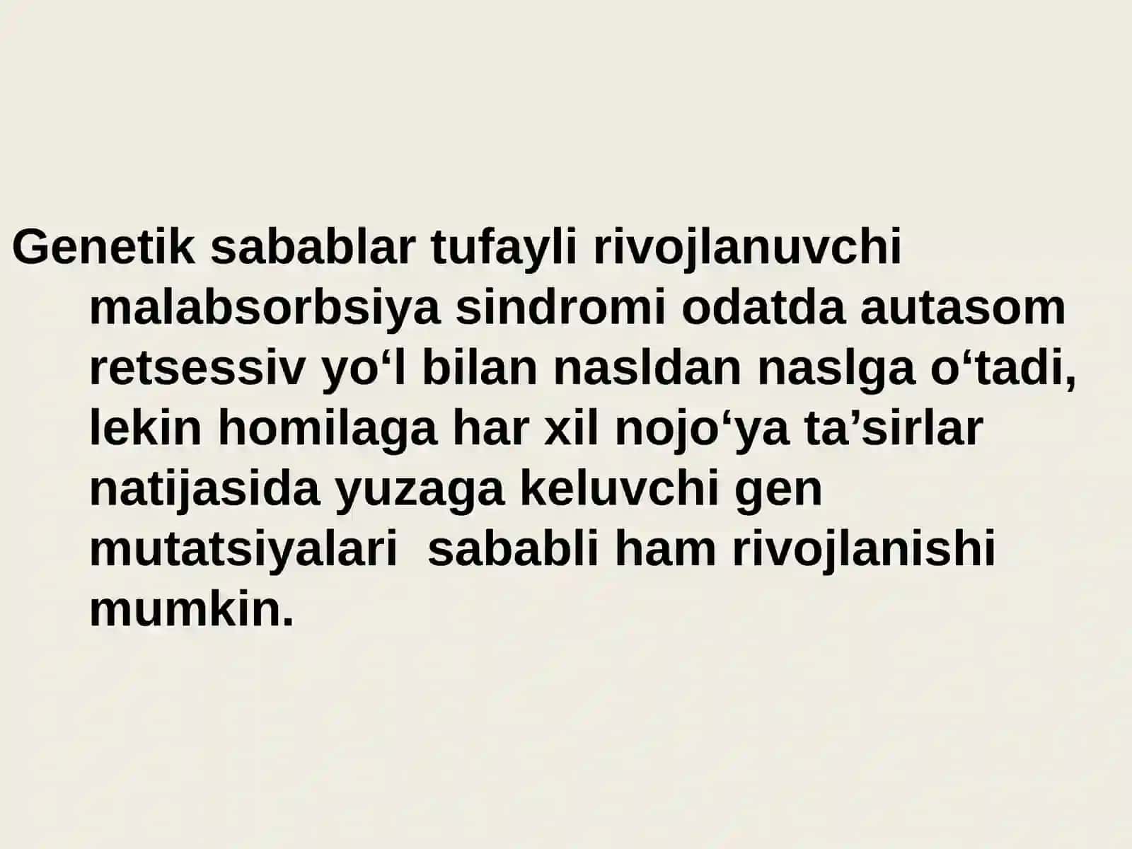 Malabsorbsiya sindromi 3