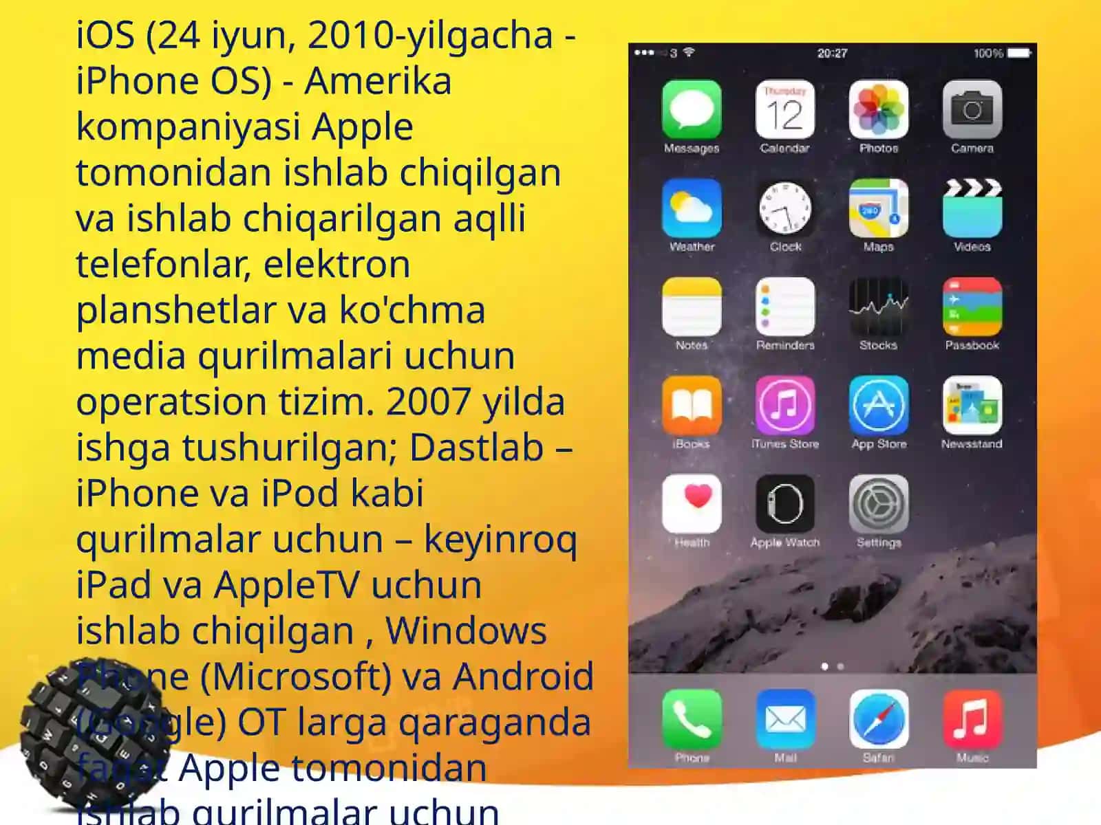 iOS operatsion tizimi 3
