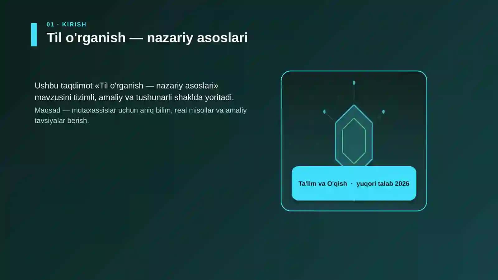 Til o'rganish — nazariy asoslari 3