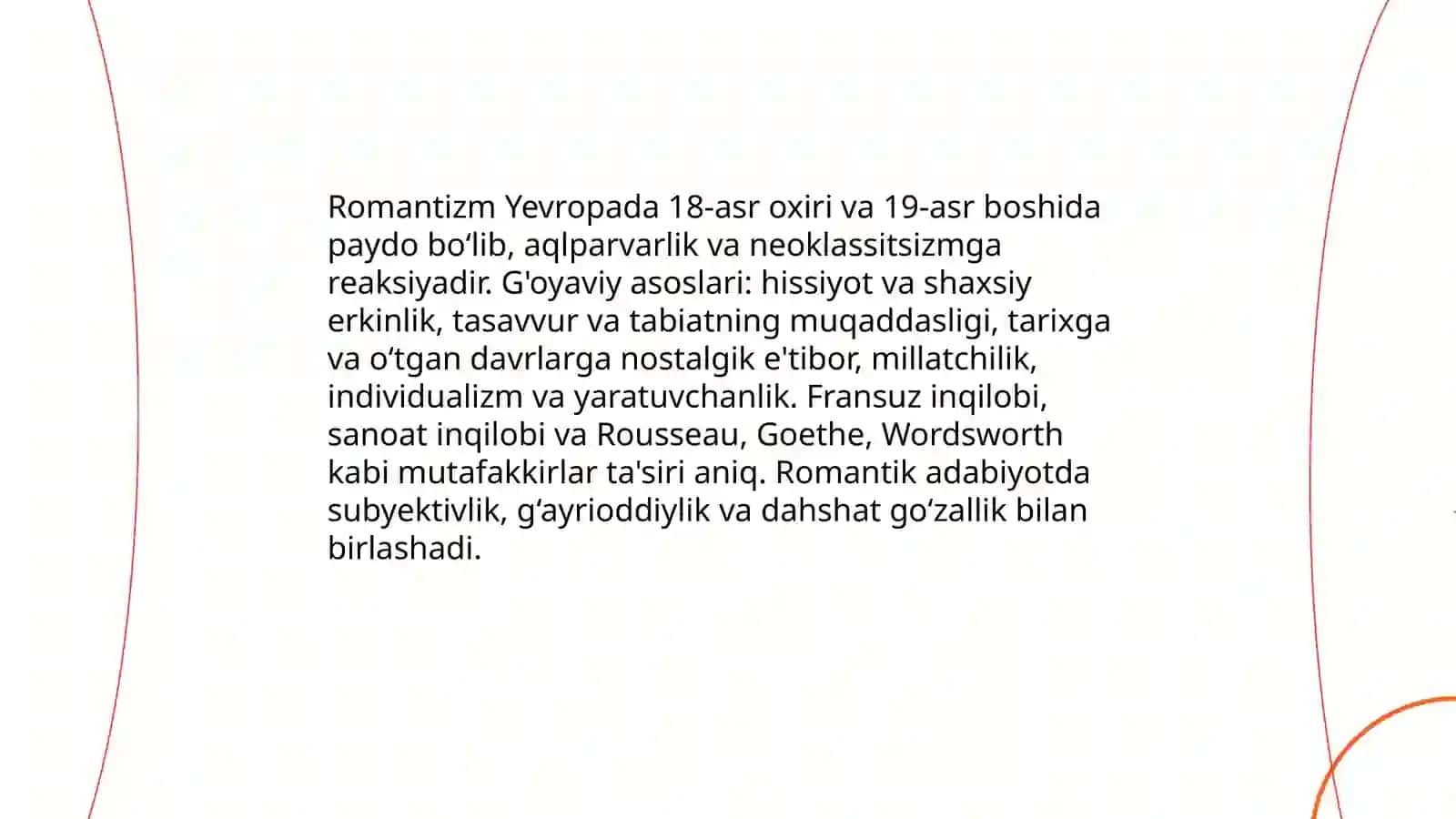 Yevropada romantizm adabiyoti 3