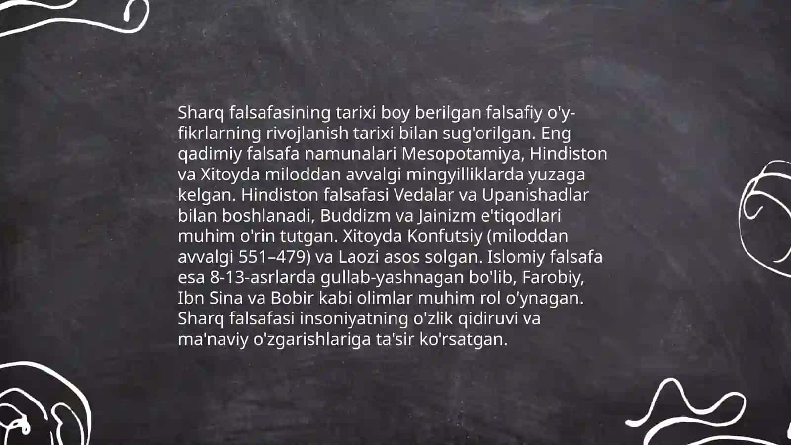 Sharq falsafasi 3