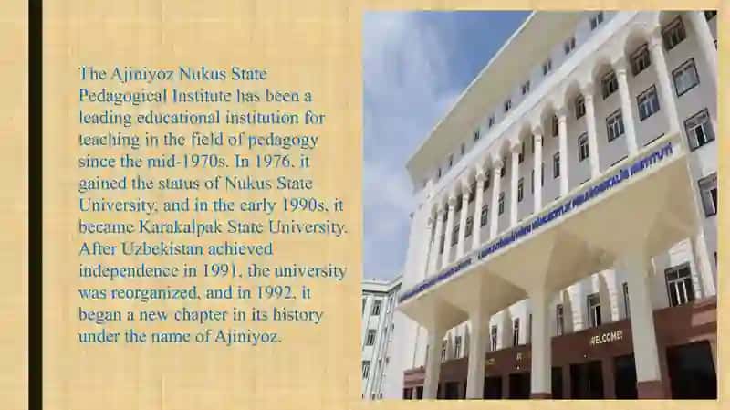 Nukus State Pedagogical Institute 3