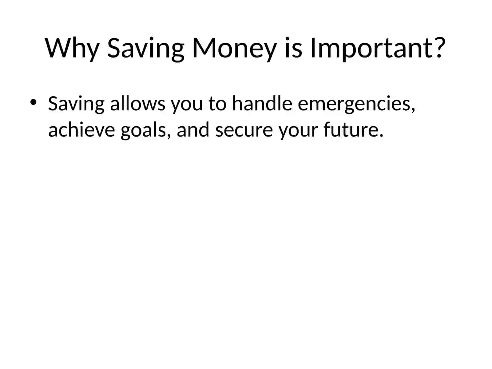 Proper Spending and Saving Money 3