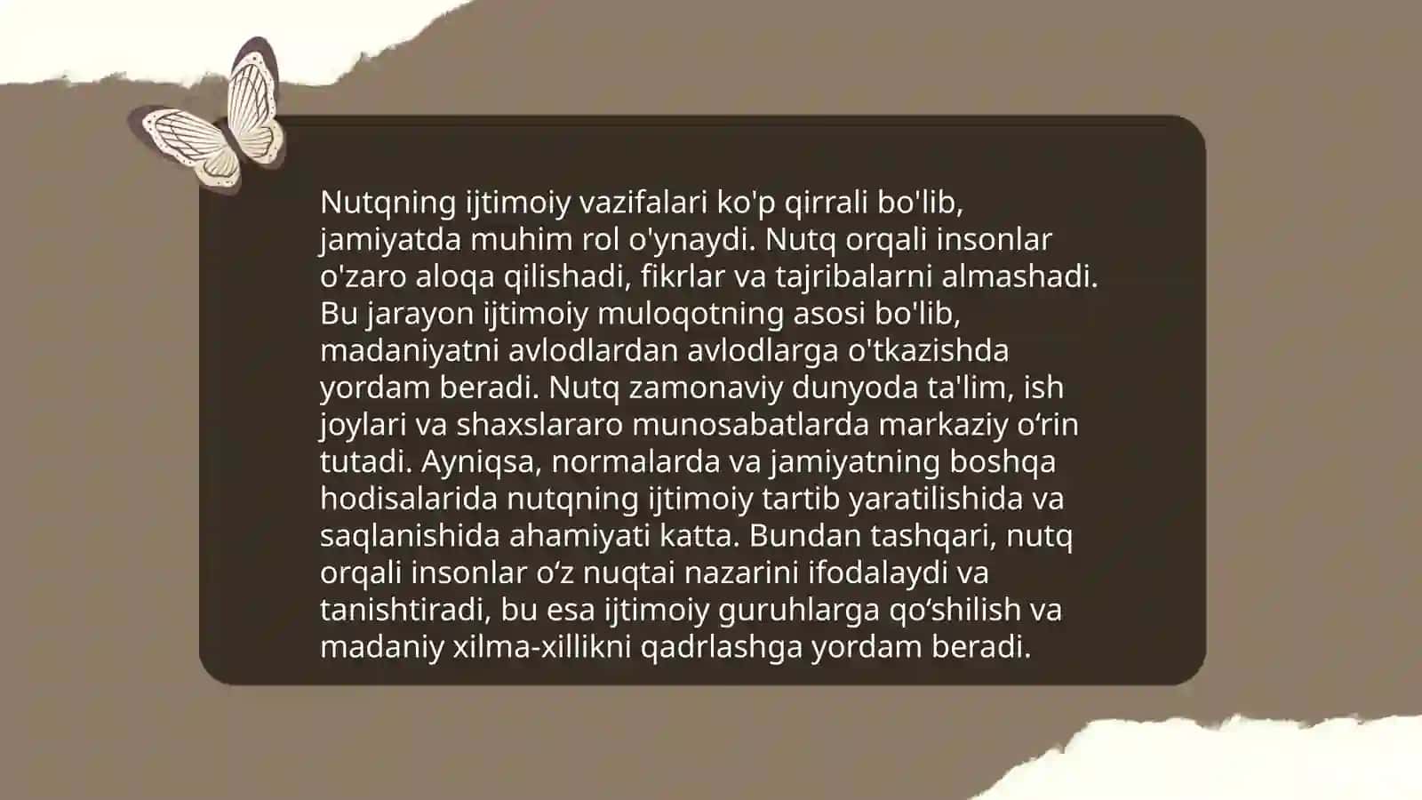 Nutqning ixtisoslashuvi 3