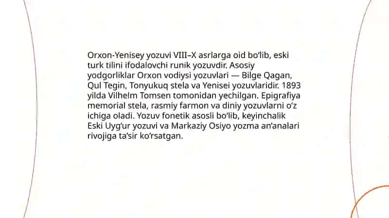 O'rta Osiyo xalqlarining yozuv tarixi 3