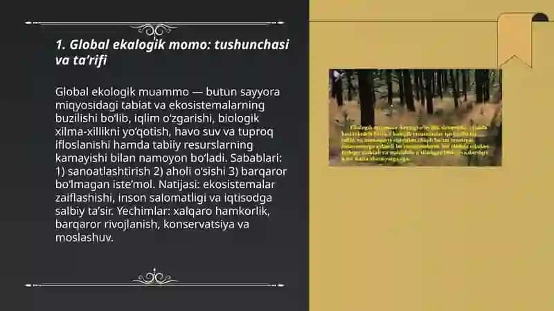 Global ekalogik momo 3