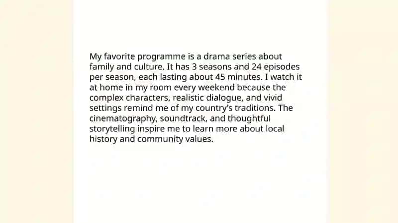 My Favorite Programme 3