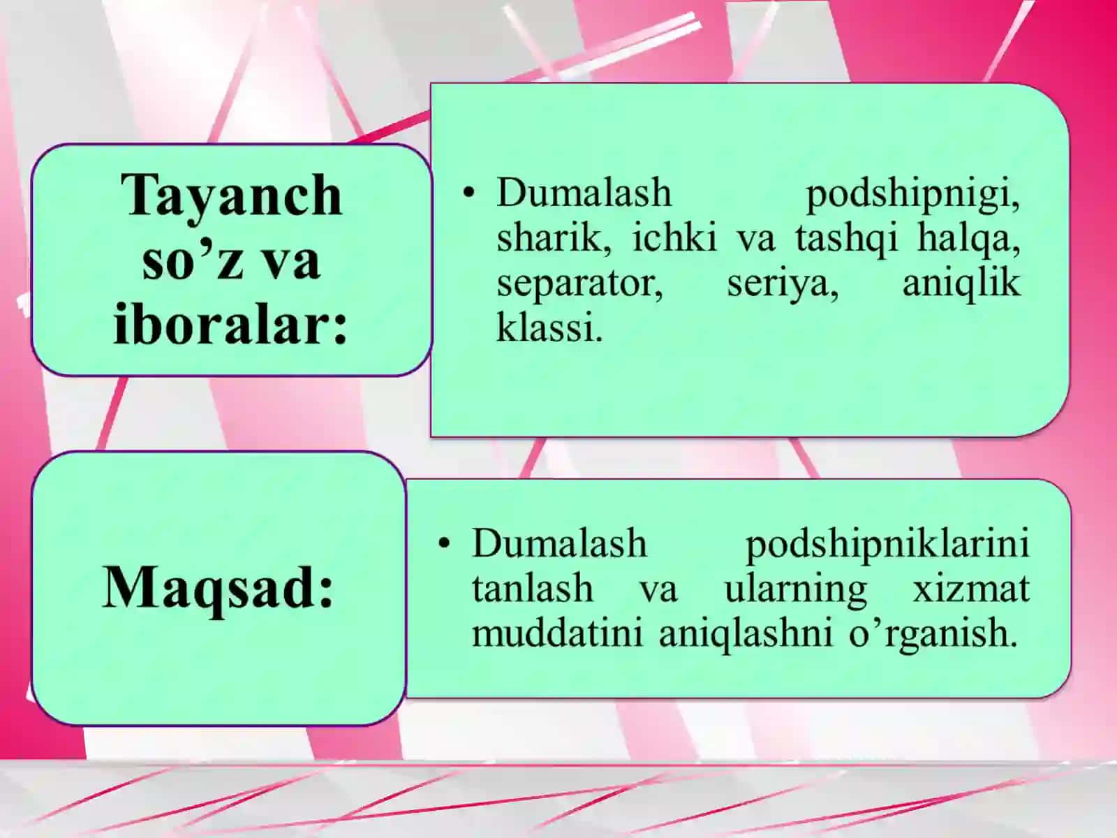 Dumalash podshipniklari 3