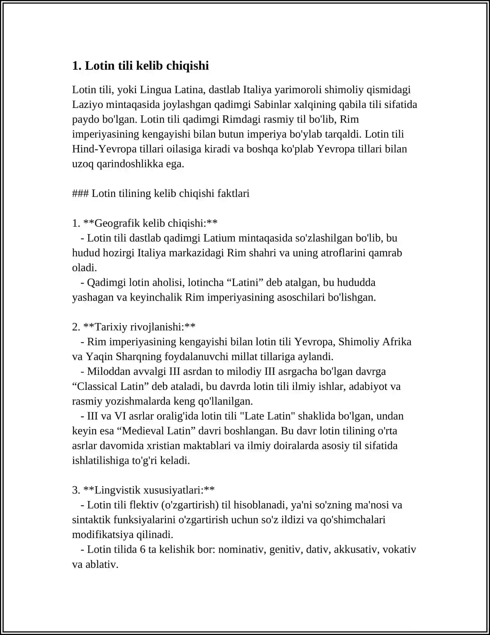 LOTIN TILI TARIXI 3