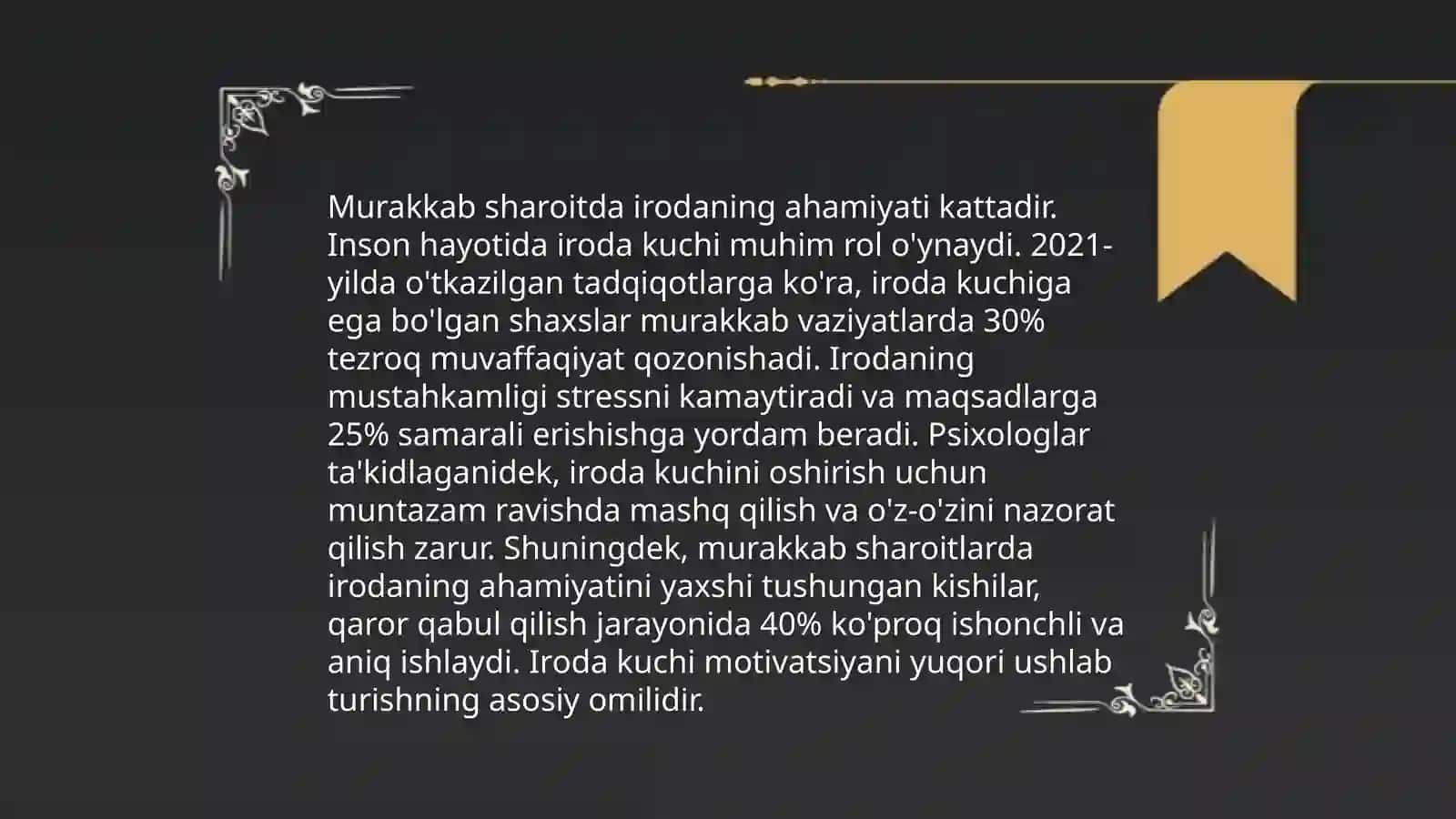 Iroda kuchi 3