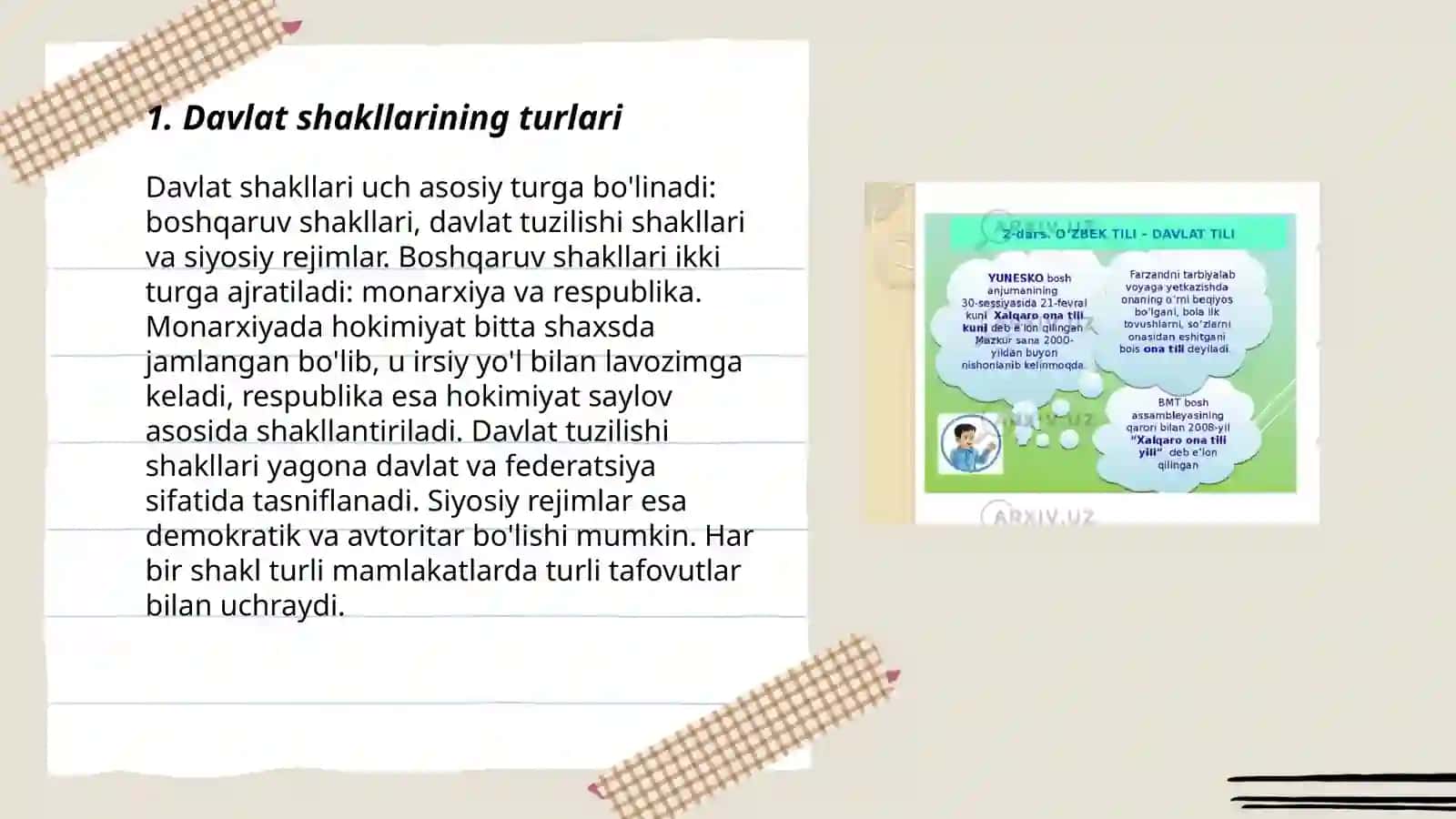 Davlat shakllari 3