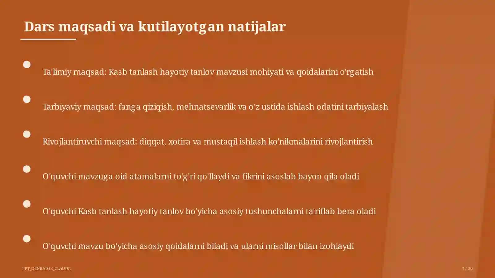 Kasb tanlash hayotiy tanlov (9-sinf) 3