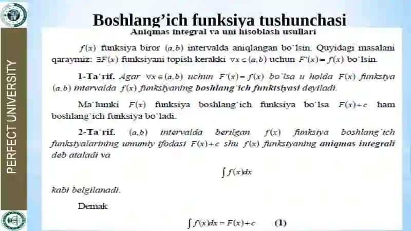 Boshlang’ich funksiya 3