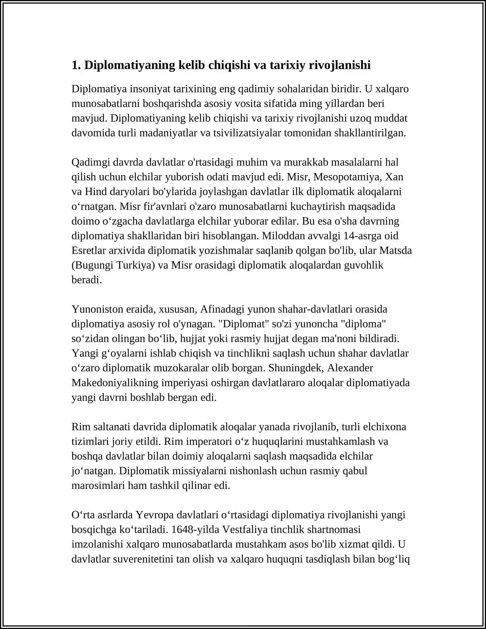 Diplomatiya Tarixi 3