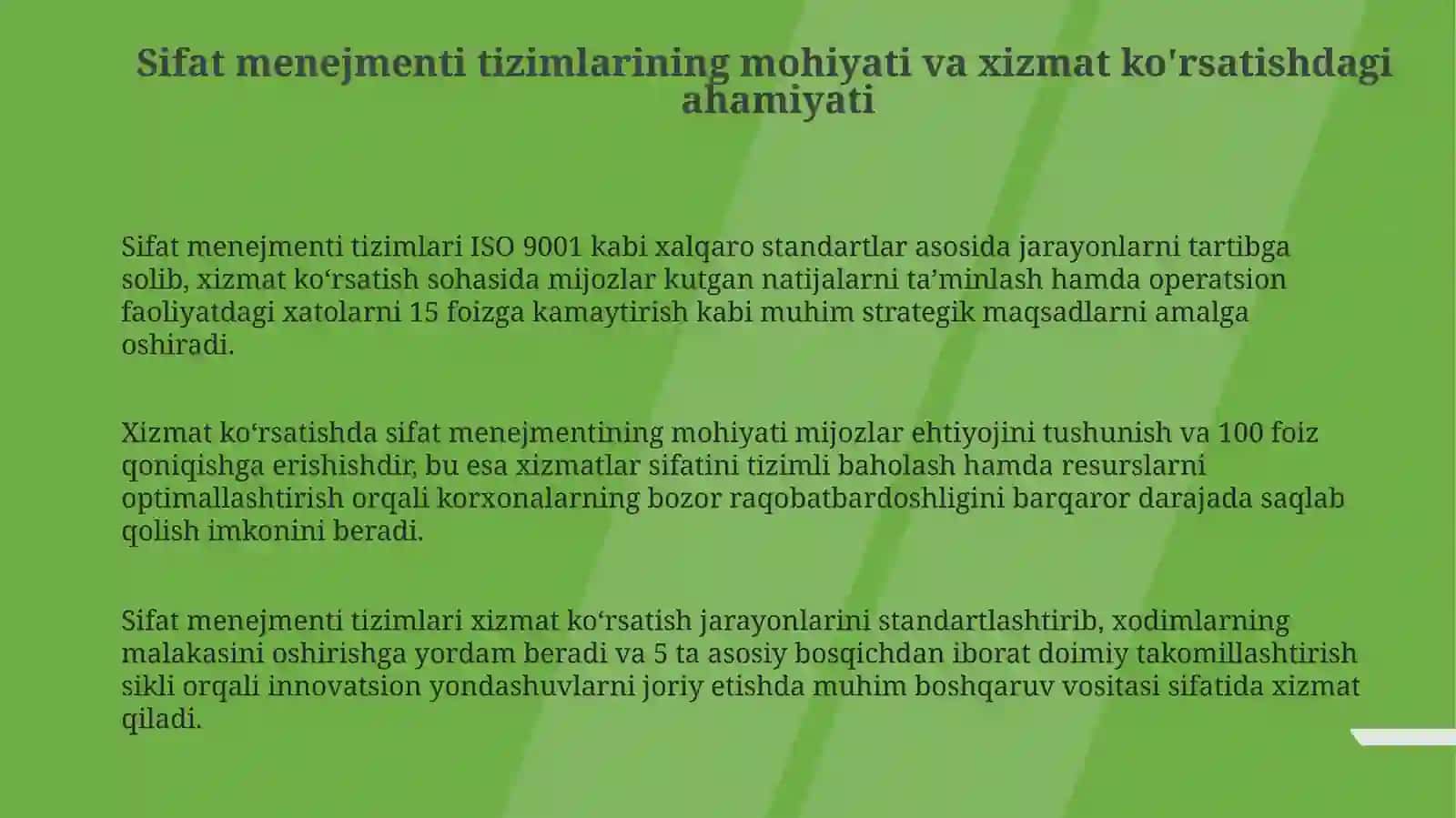 Sifat menejmenti tizimlari 3
