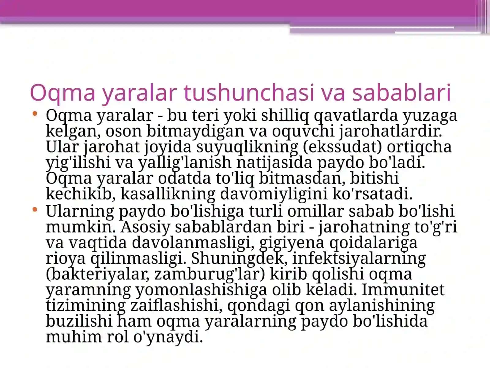 Ichak oqmayaralarini bartarafqilish usullari 3