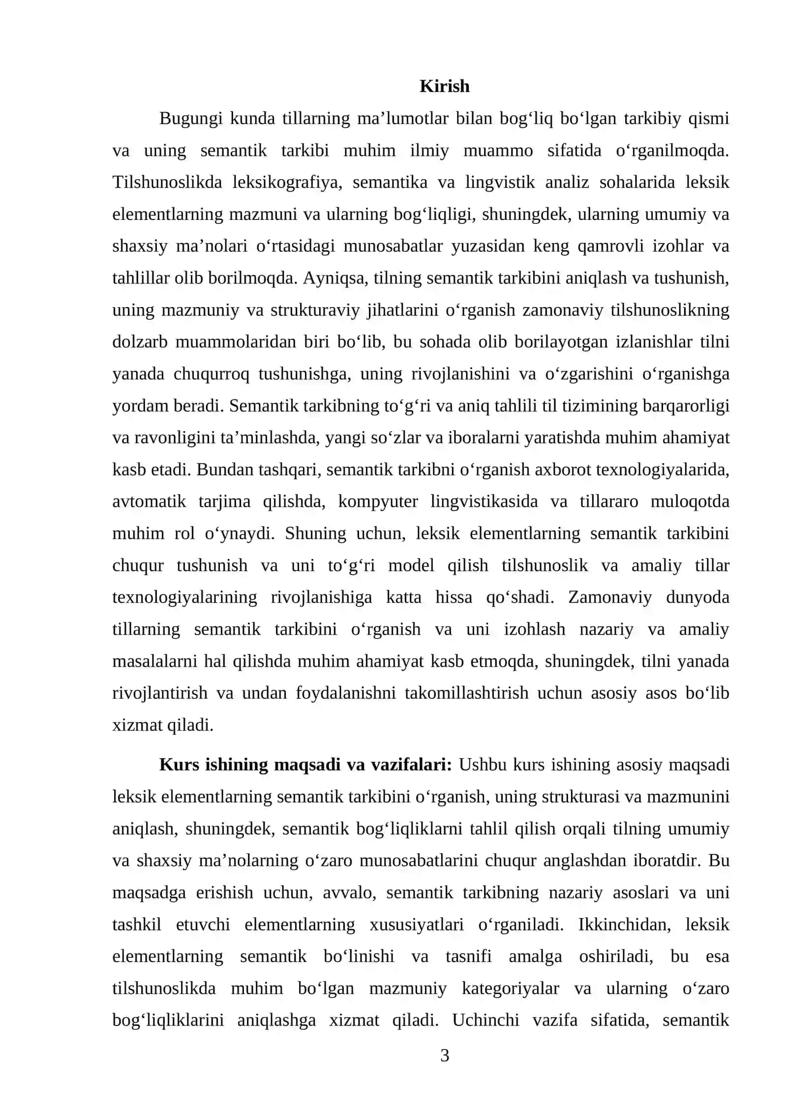 Leksemaning semantik tarkibi 3