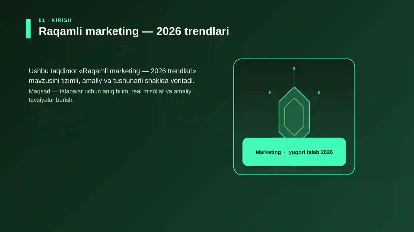 Raqamli marketing — 2026 trendlari 3