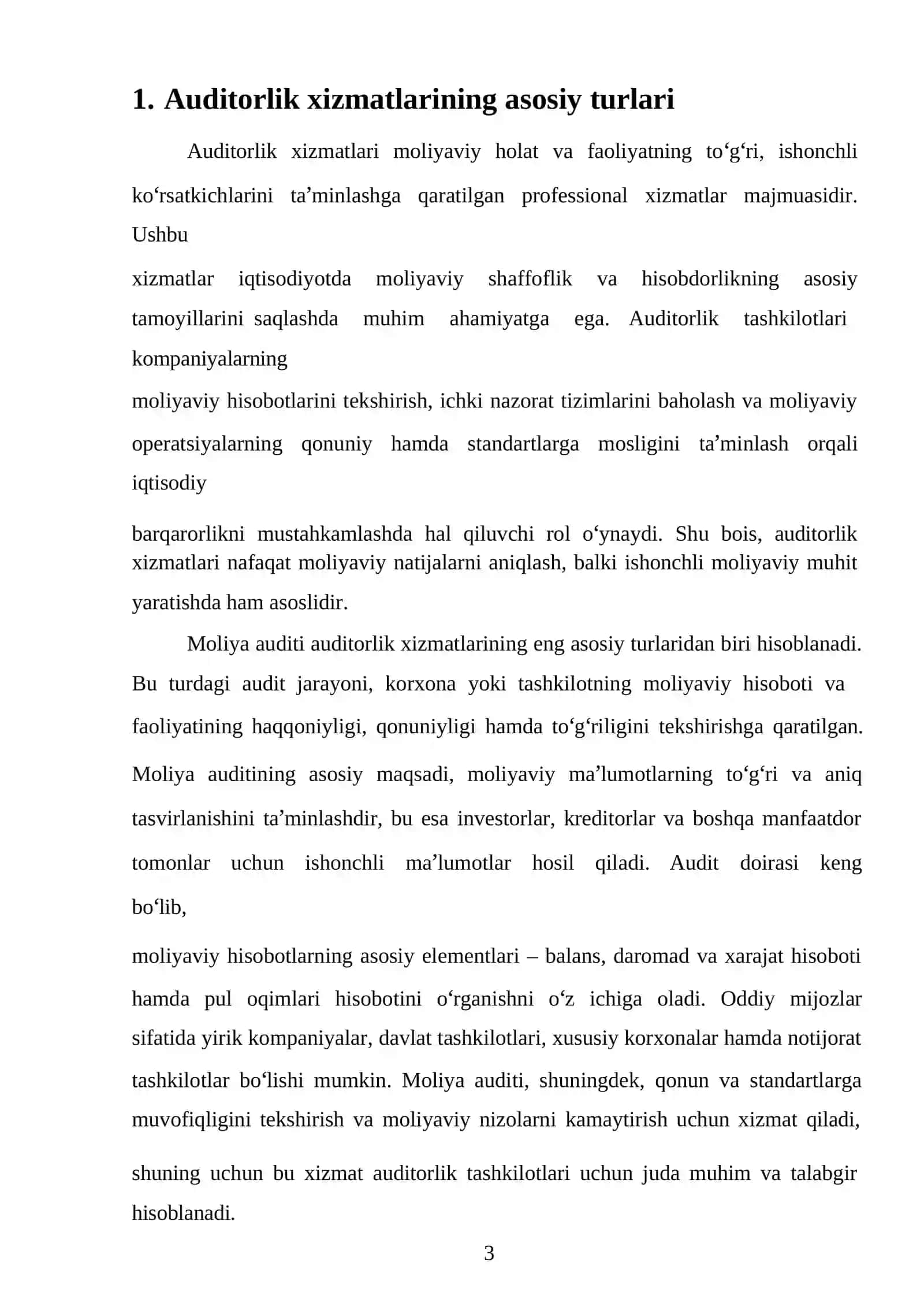 Auditorlik tashkilotlarining professional xizmatlari 3