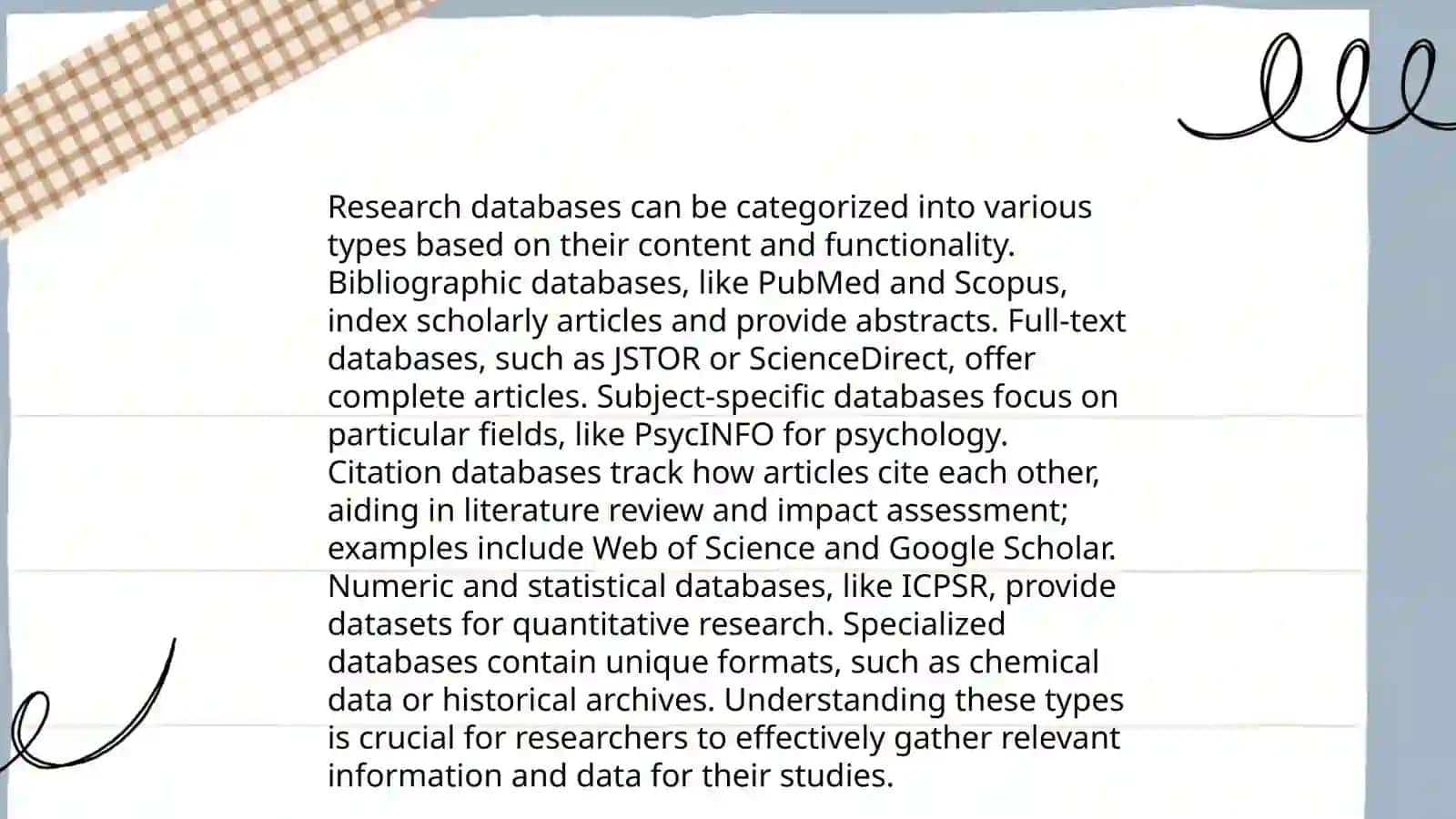 A guide to accessing and navigating academic research databases 3