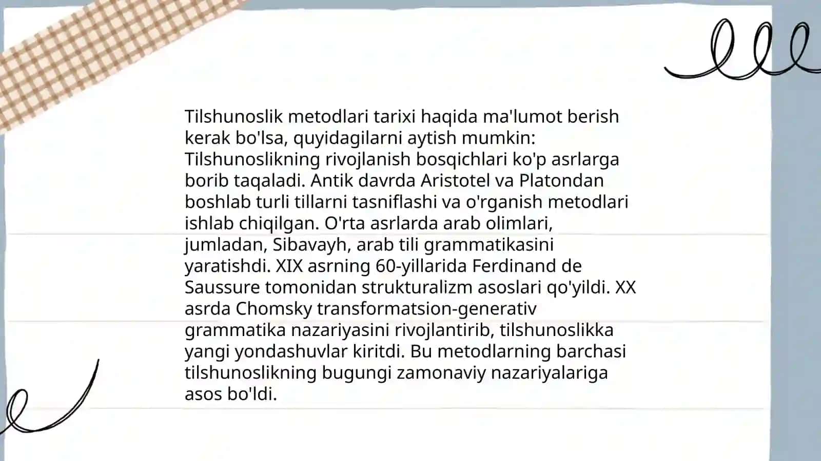 Tilshunoslik metodlari tarixi 3