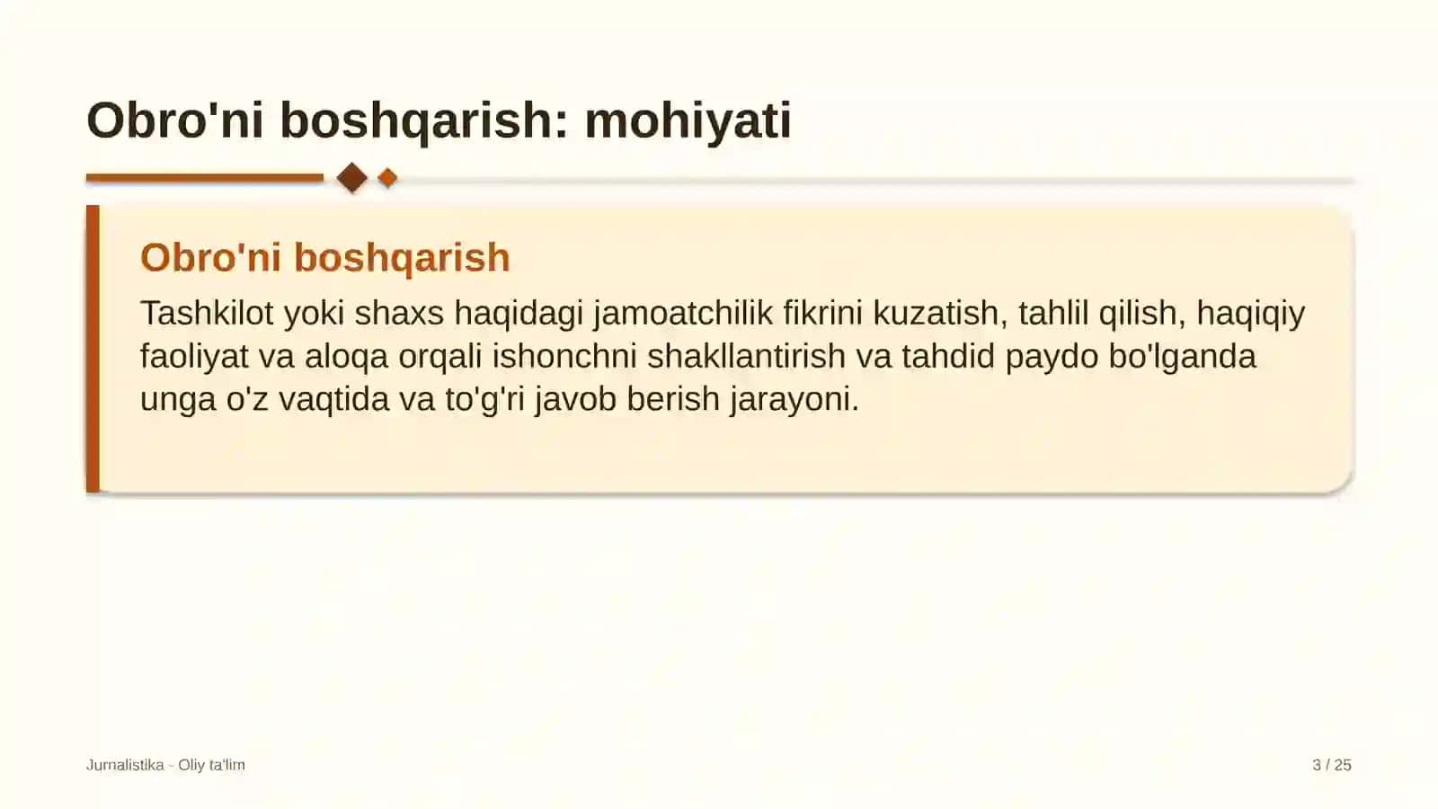 Konsullik muassasalarida obro'ni boshqarish 3