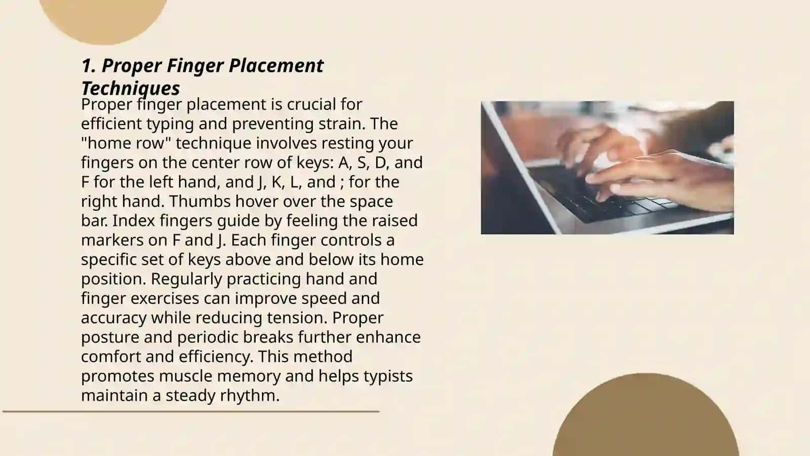 Typing confidently 3