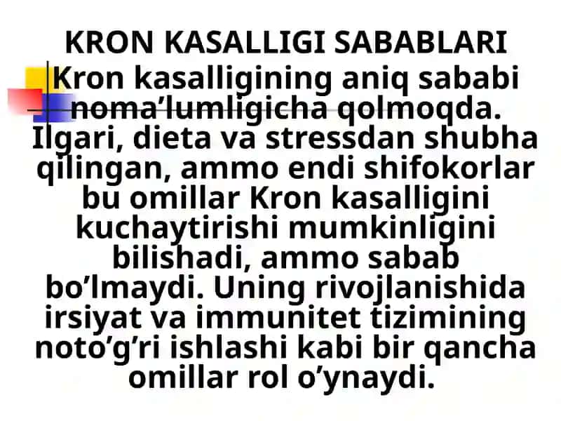 Kron kasalligi 3