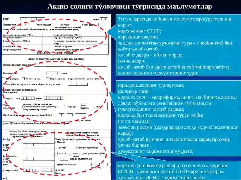 Акциз солиғиҳисоб-китоблари 3