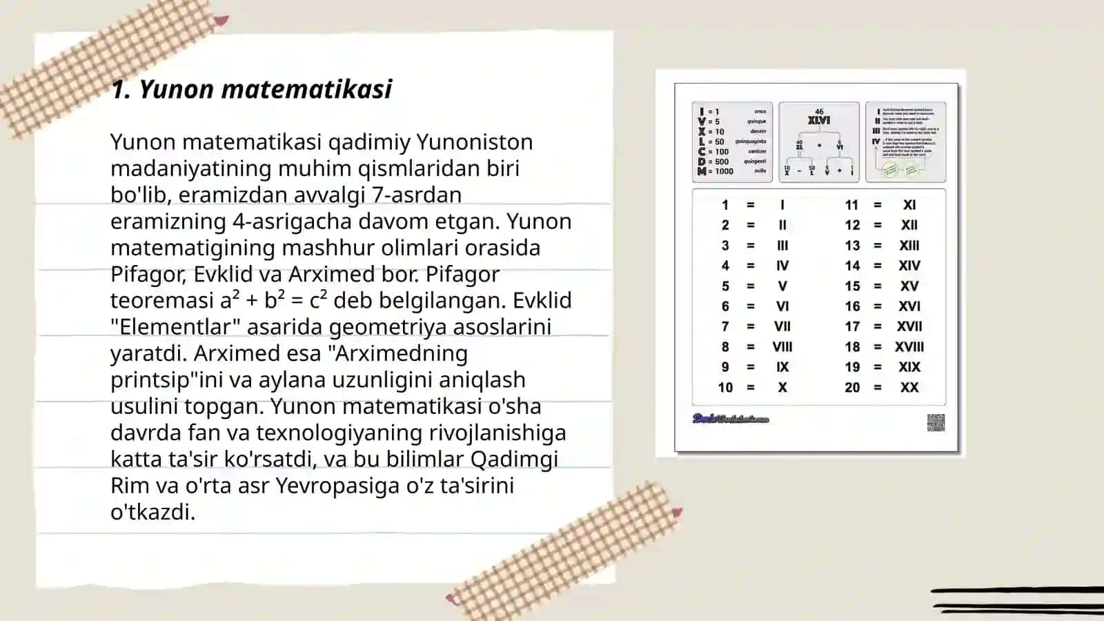 Yunon matematikasi 3