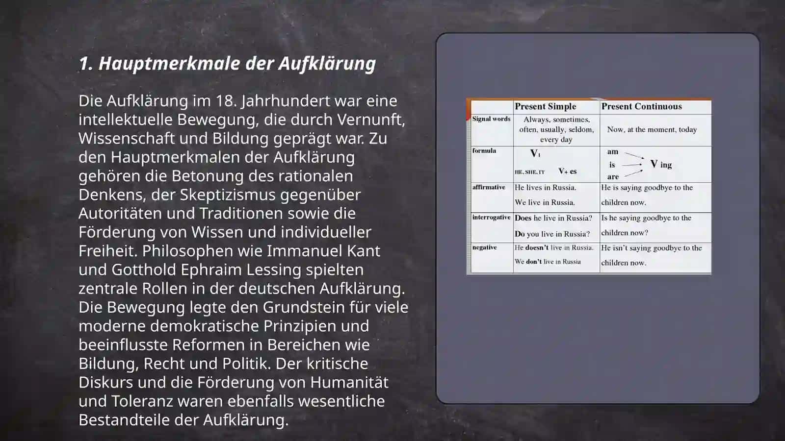 Epoche der Aufklärung 3