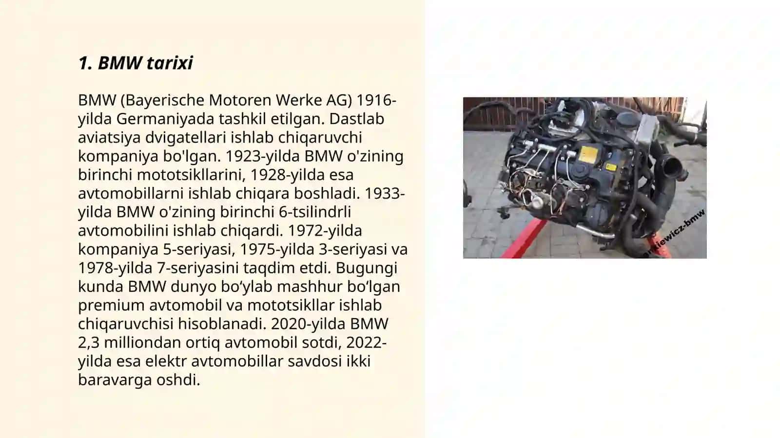BMW haqida umumamiy ma’lumot 3