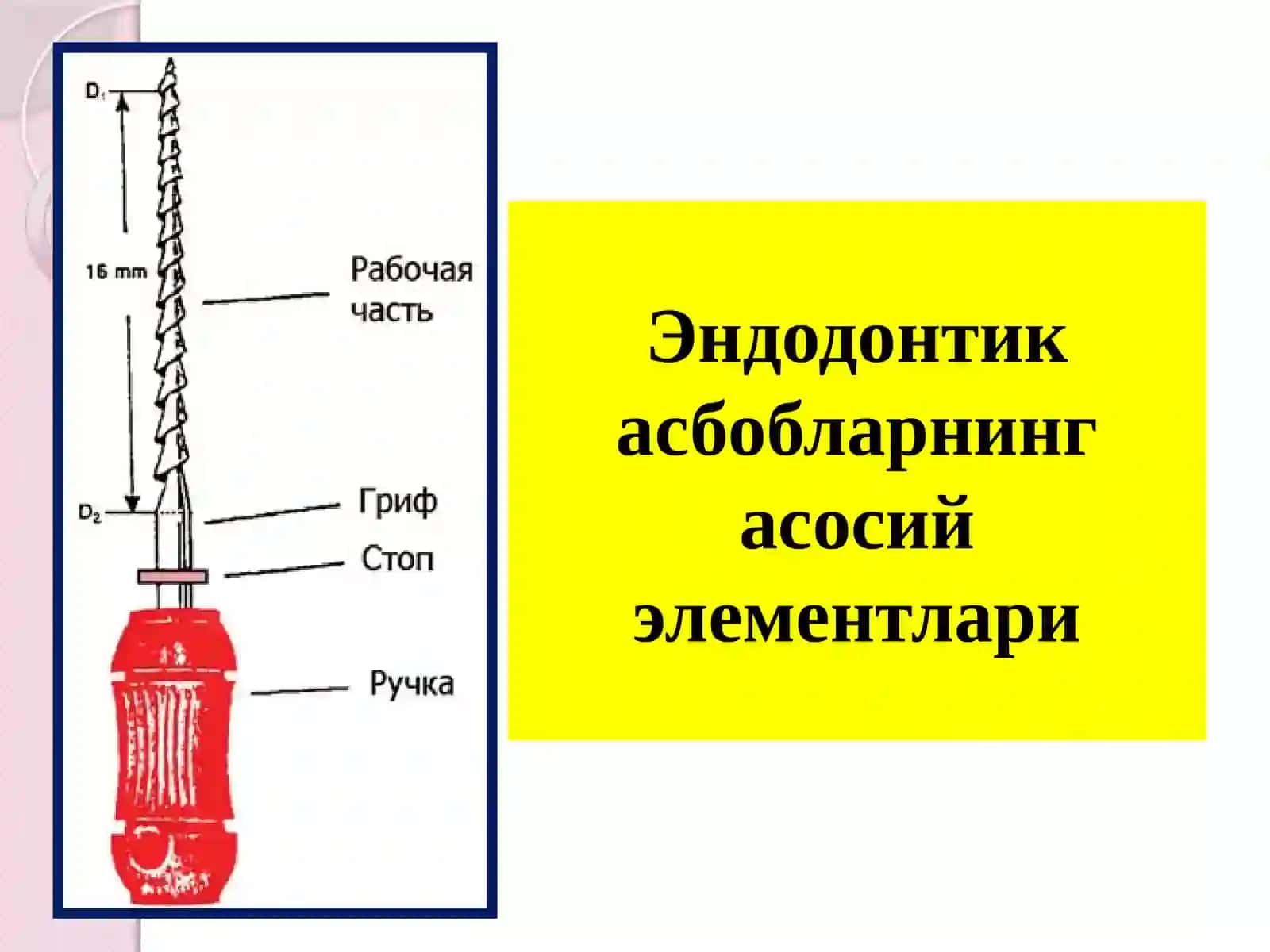 Эндодонтик асбоблар 3